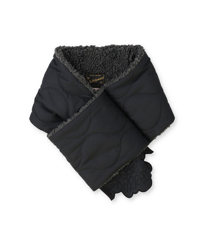 Scallaped Quilt Hood Scarf