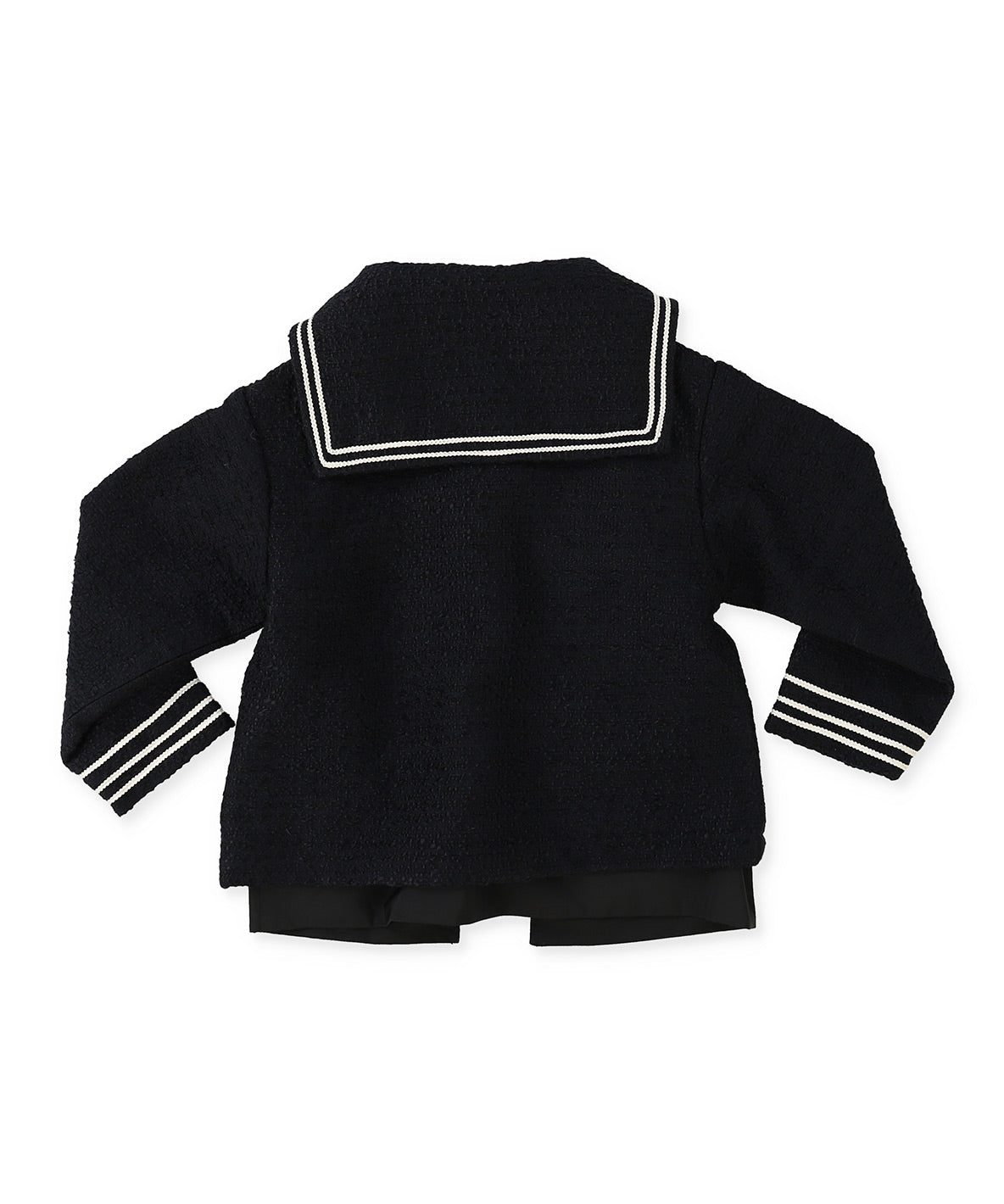 Sailor Collar Tweed Jacket