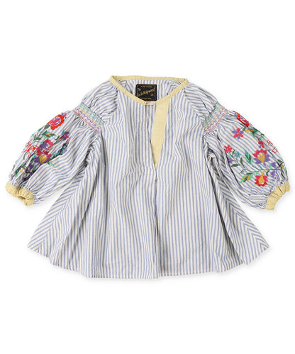 Floral Embroidery Blouse