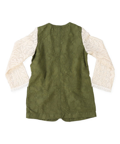 Gobelin Pattern Chambray Jacket