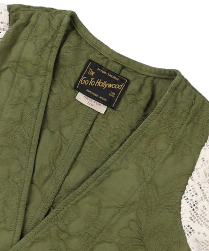 Gobelin Pattern Chambray Jacket