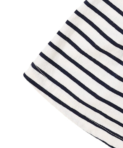 Asymmetry Sailor Collar Sleeveless Tee