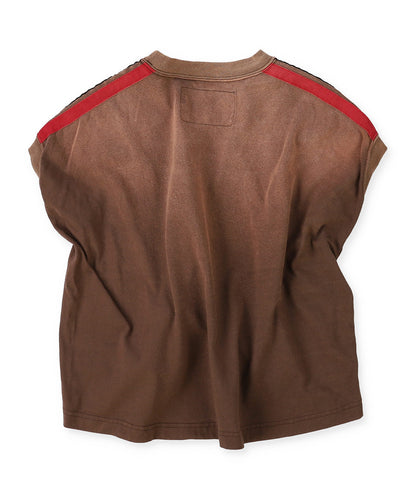 Vintage-like Tyrolean Tape Sleeveless Tee