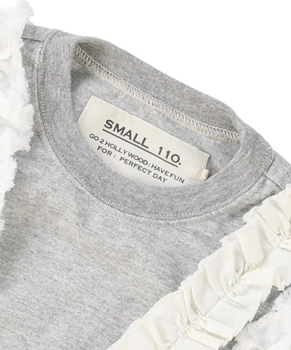 Vintage Cotton Jersey Frill Sleeveless Tee