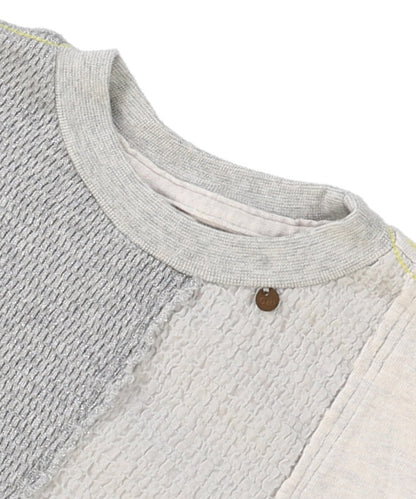 Cut-out Remake-like Long Sleeve Tee