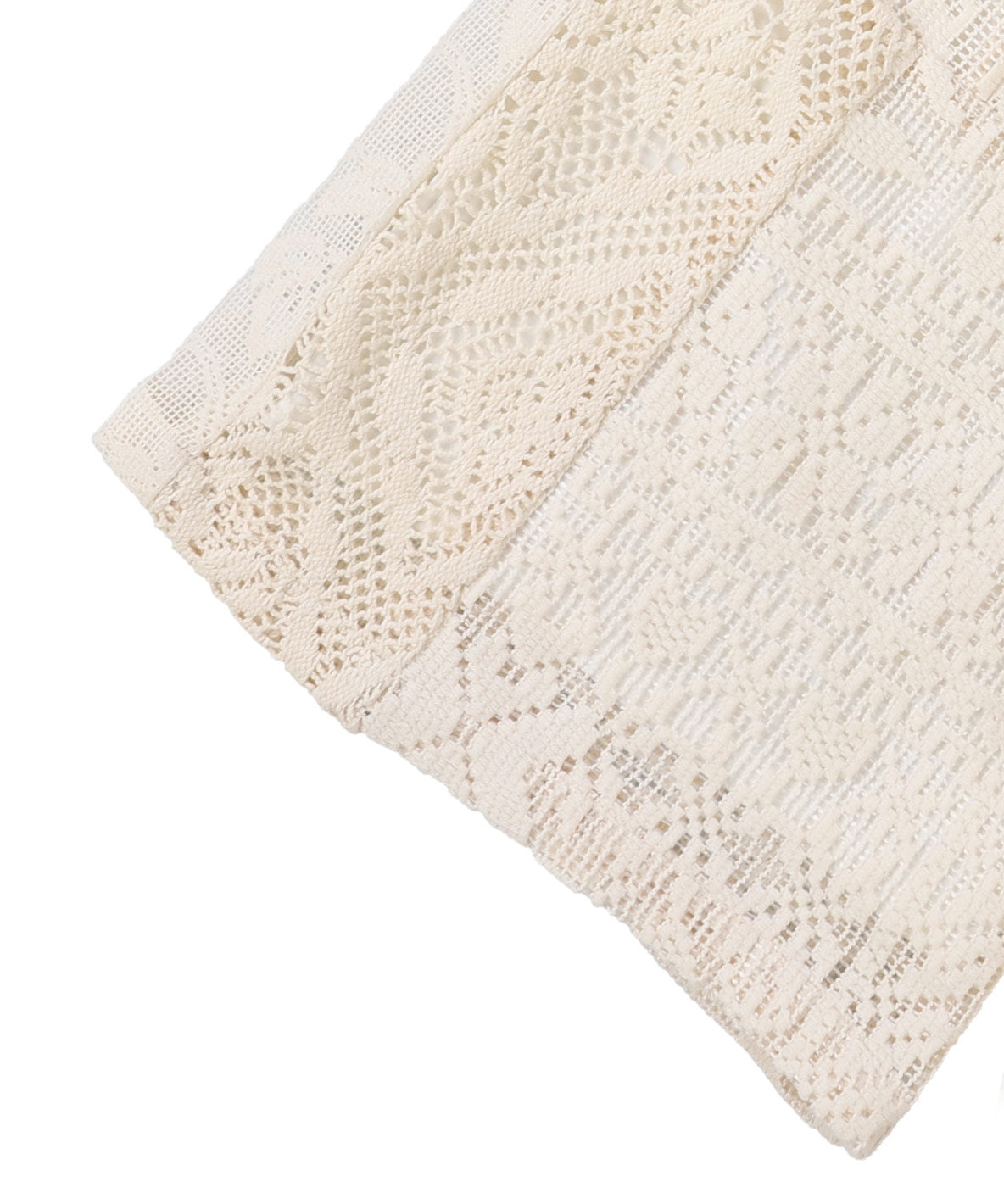 Patchwork Lace Layered-like Wide Pants