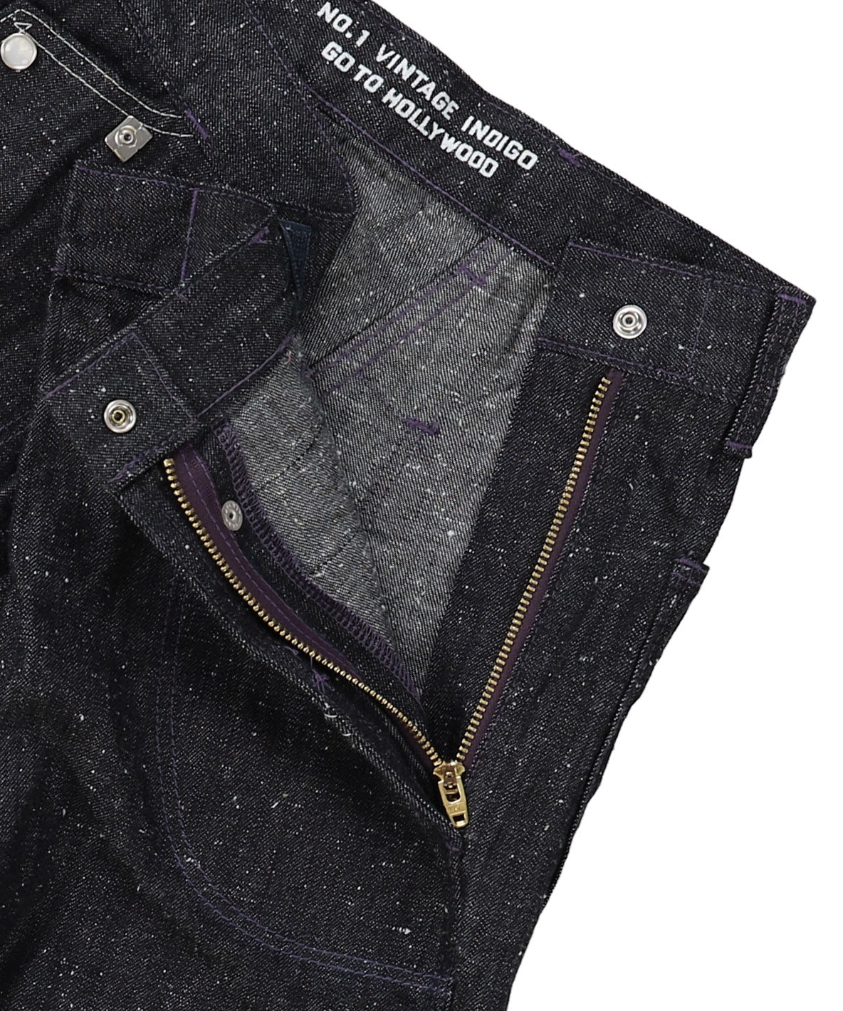 Work Denim Unique-shape Pants