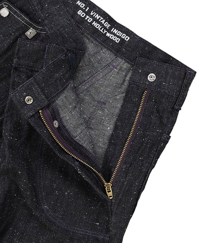Work Denim Unique-shape Pants