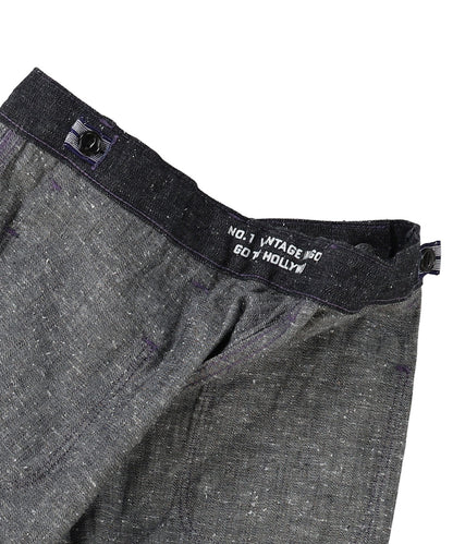 Work Denim Unique-shape Pants