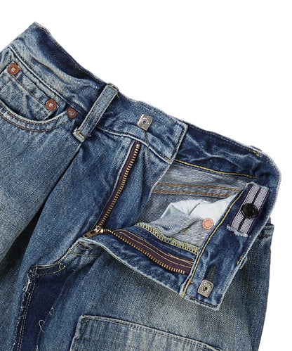 Denim Flare Skirt