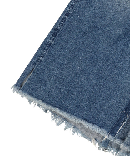 Denim Flare Skirt
