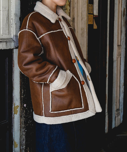 Fake Mouton Coat(LADIES)