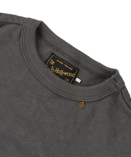 Tuck Denim-sleeve Tee