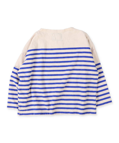 Lacy Striped Long Sleeve Tee