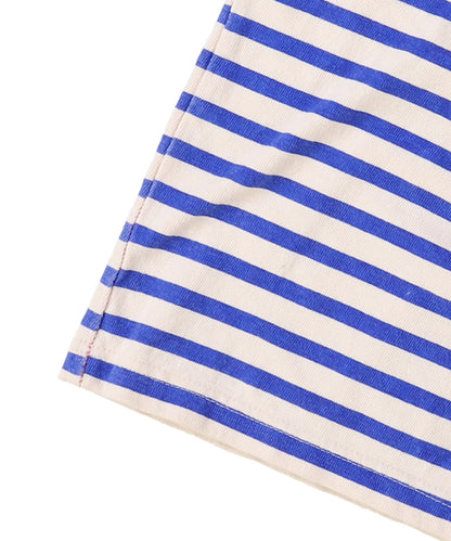 Lacy Striped Long Sleeve Tee