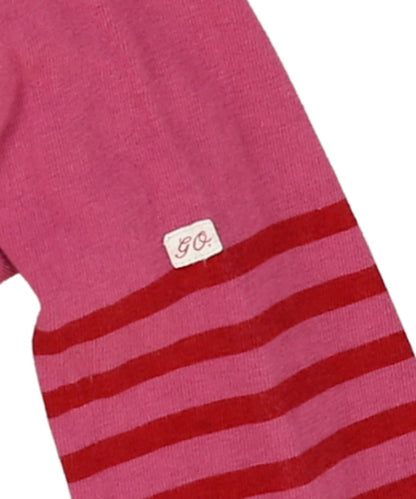Lacy Striped Long Sleeve Tee(LADIES)
