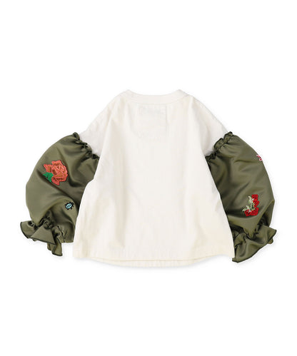 Puffed-sleeve Tee