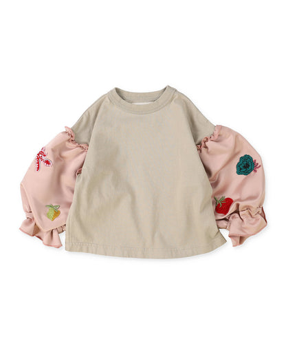 Puffed-sleeve Tee