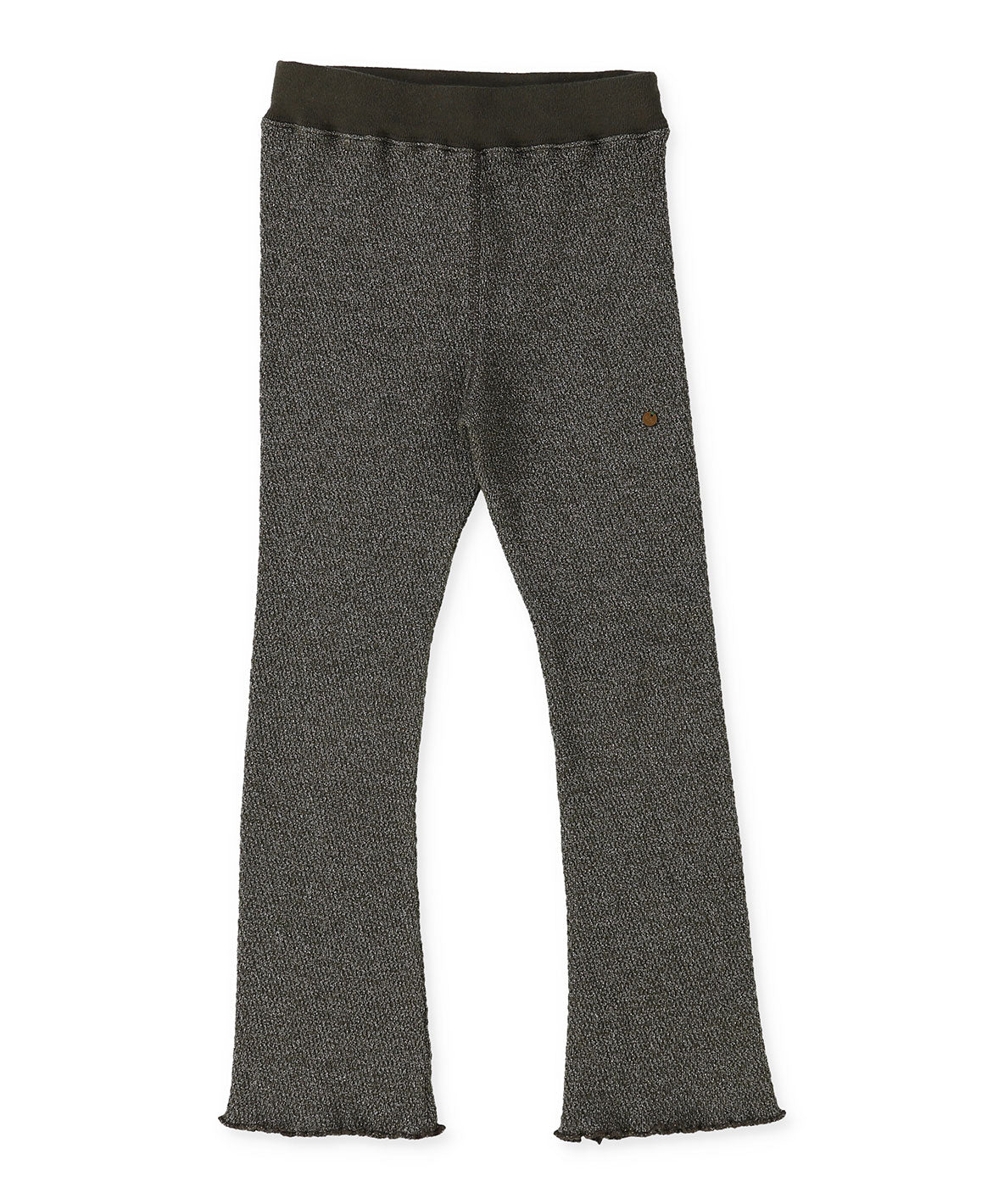 Glitter Waffle Flared Pants
