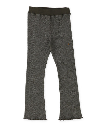 Glitter Waffle Flared Pants