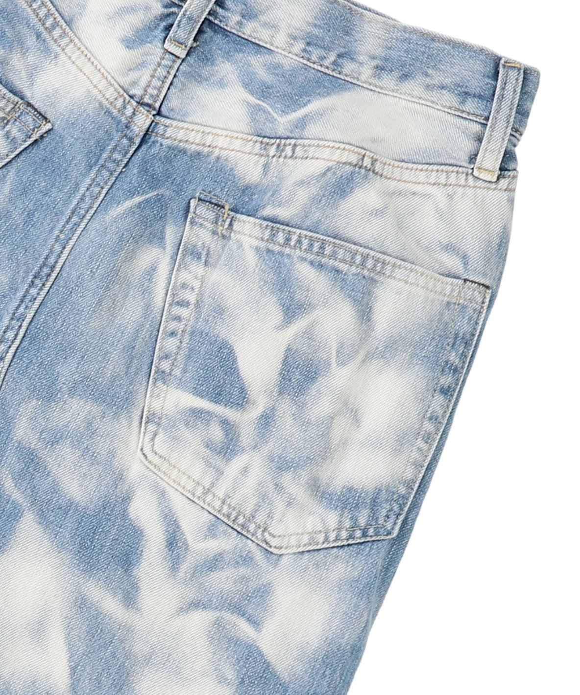 Denim Shiny Lacy Skirt(LADIES)