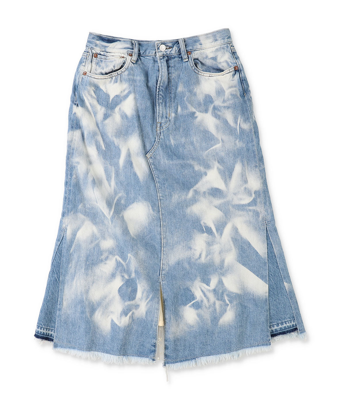 Denim Shiny Lacy Skirt(LADIES)