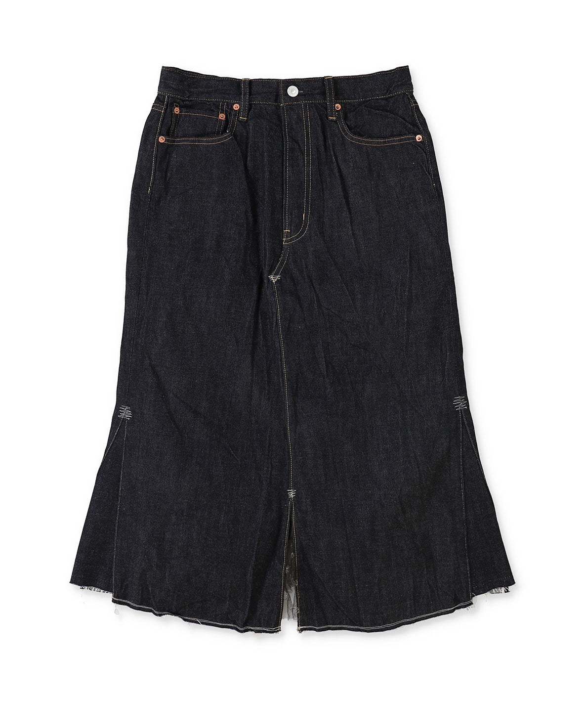 Denim Shiny Lacy Skirt(LADIES)