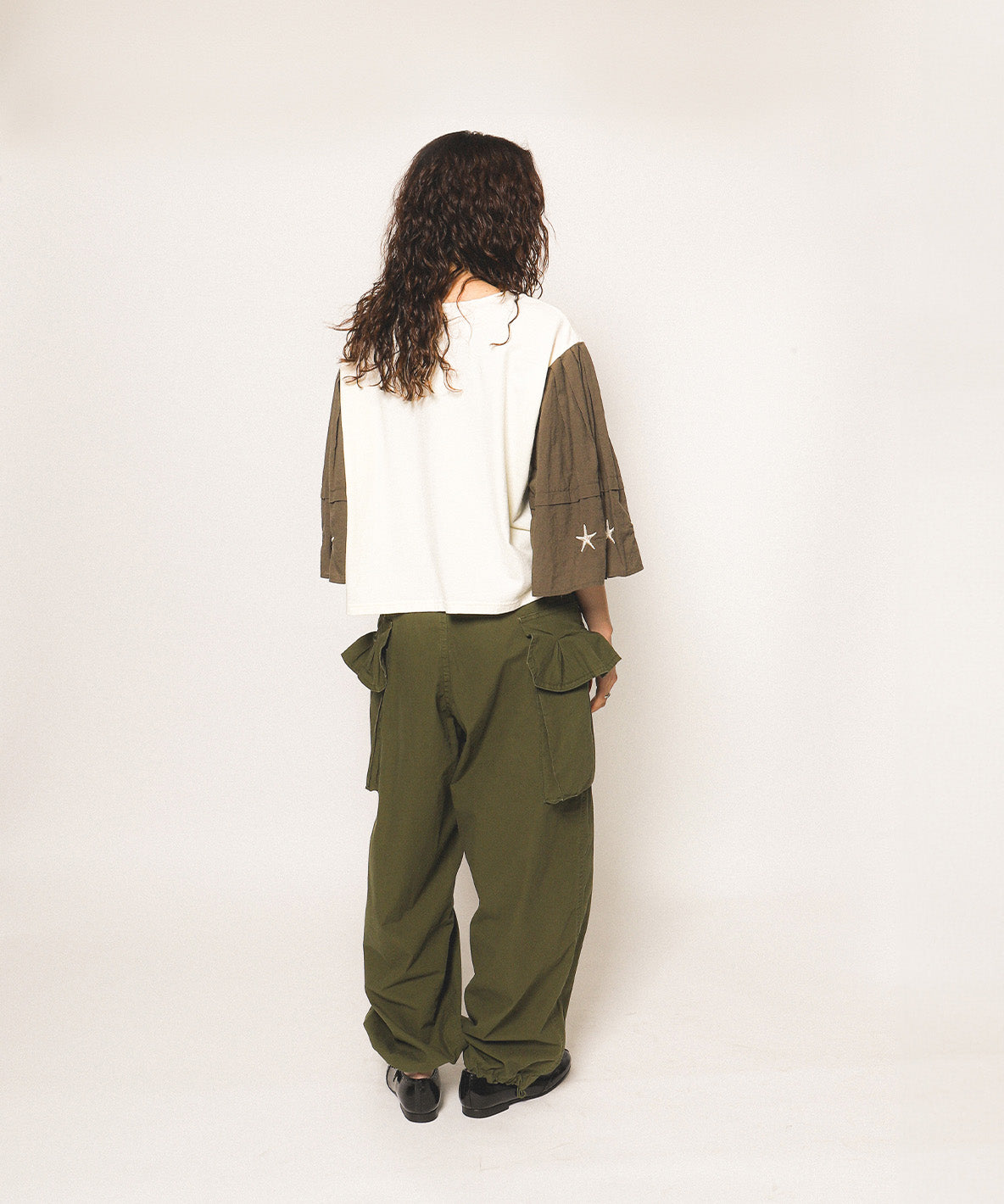 Square-neck Star Tee(LADIES)
