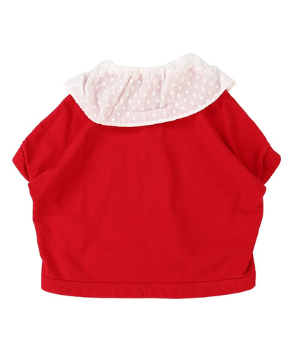 Pique Ruffled Polo Shirt