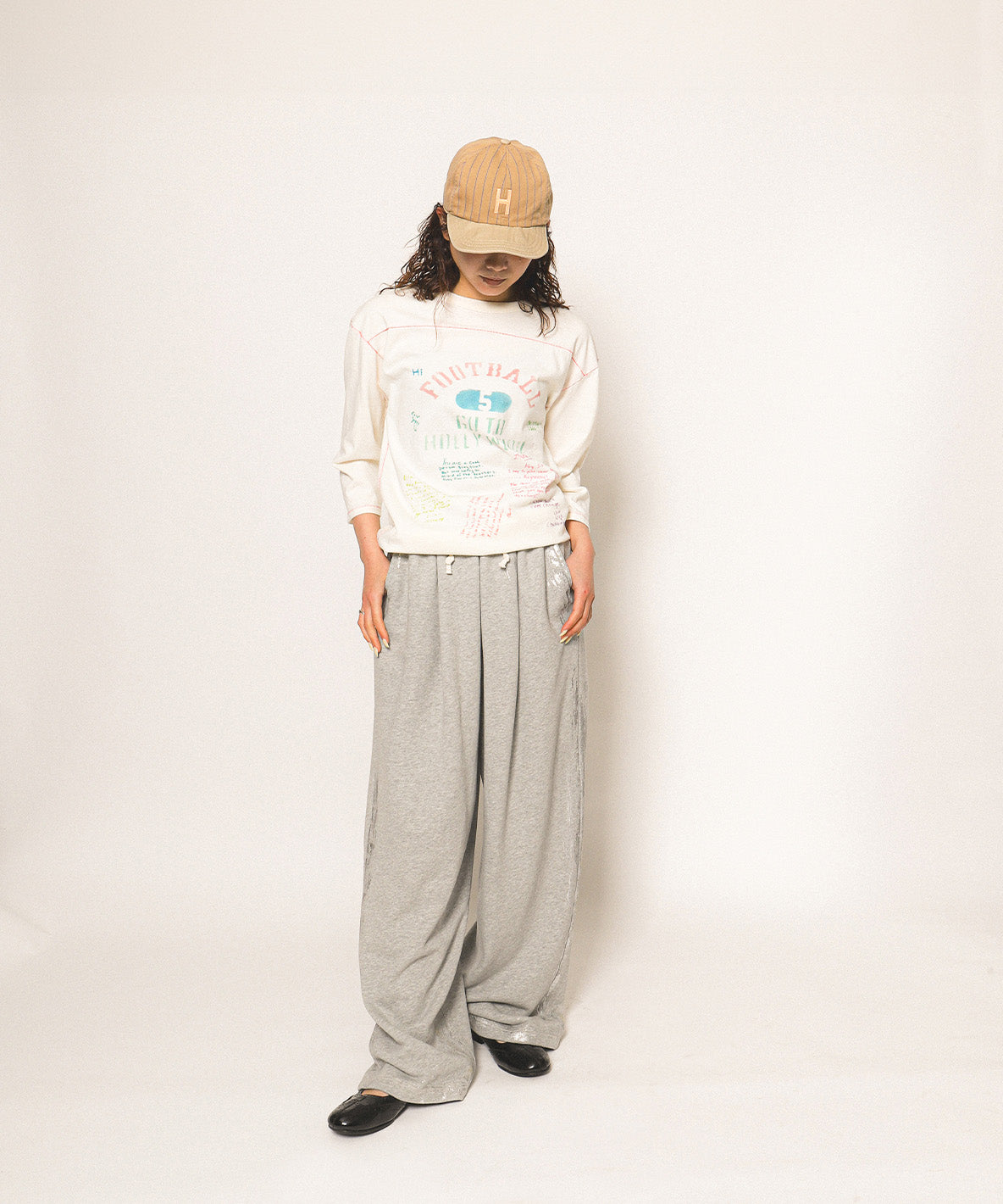 Vintage Pile Glitter Pants(LADIES)