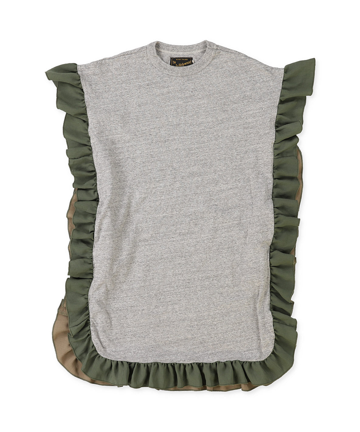 Cotton Jersey Ruffled Dress