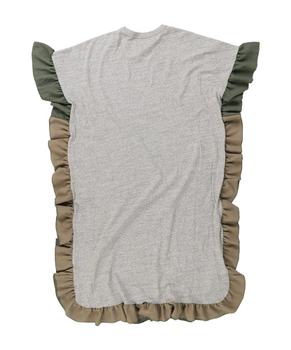 Cotton Jersey Ruffled Dress(LADIES)