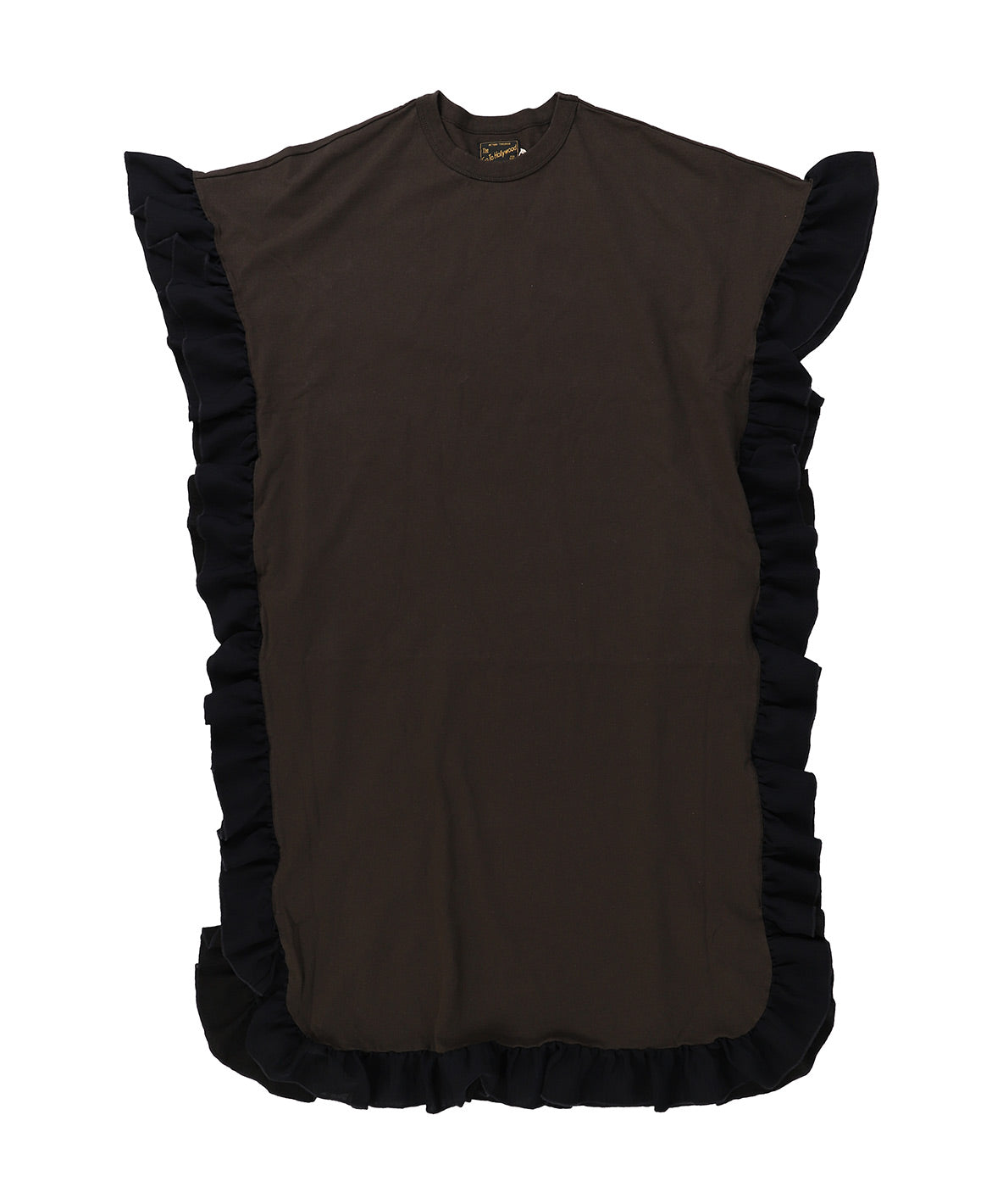 Cotton Jersey Ruffled Dress