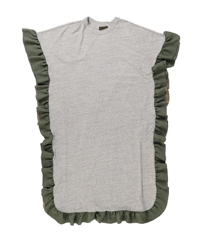 Cotton Jersey Ruffled Dress(LADIES)
