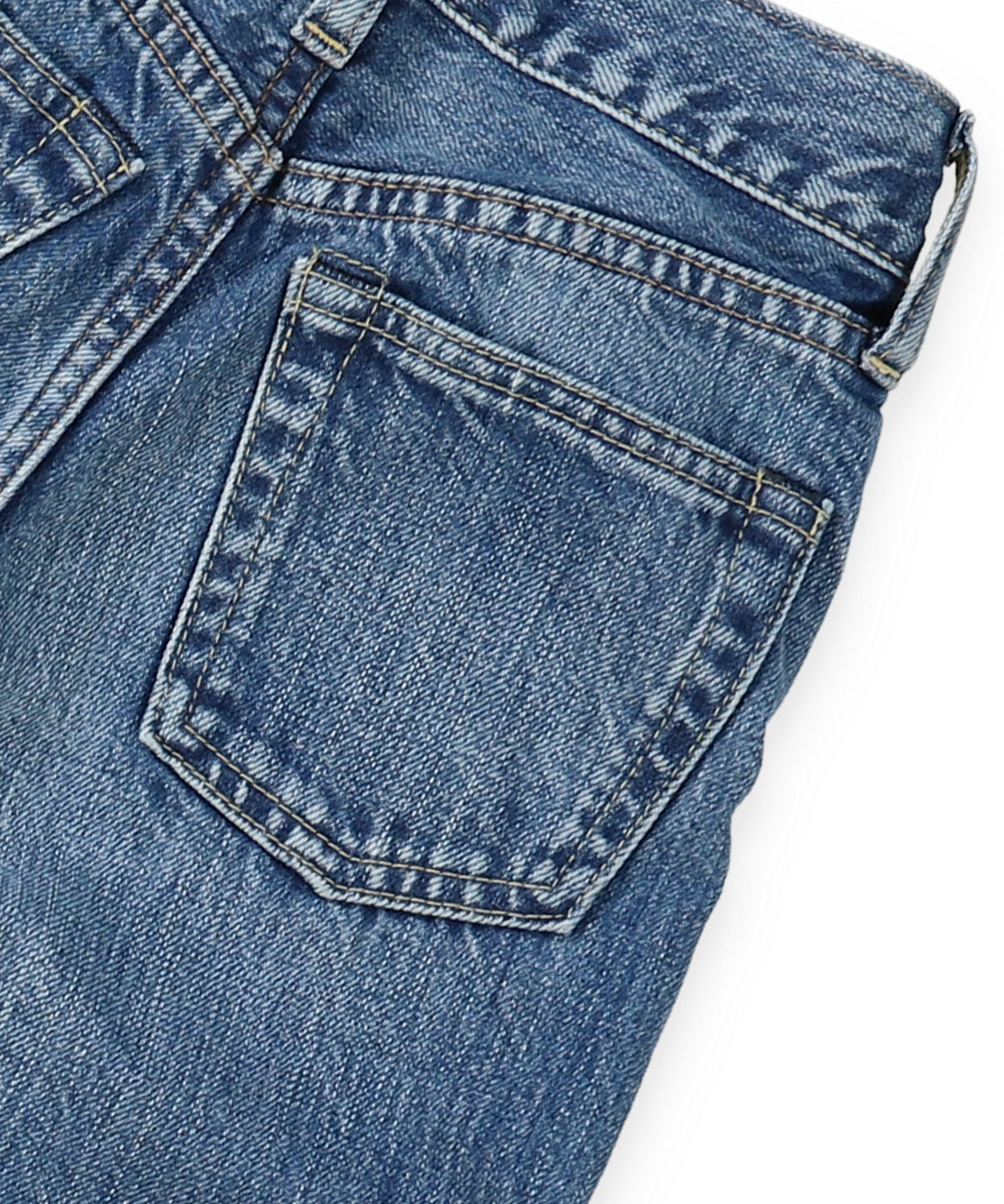 Denim Rolled-up Pants