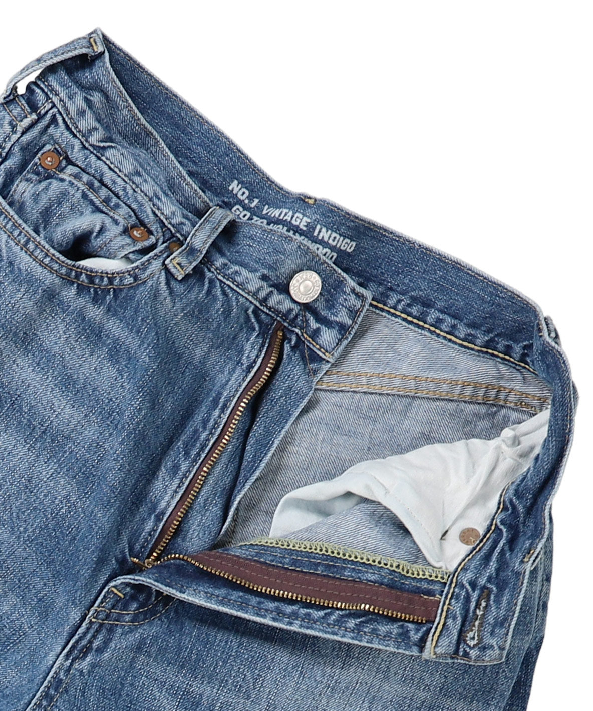 Denim Rolled-up Pants(LADIES)