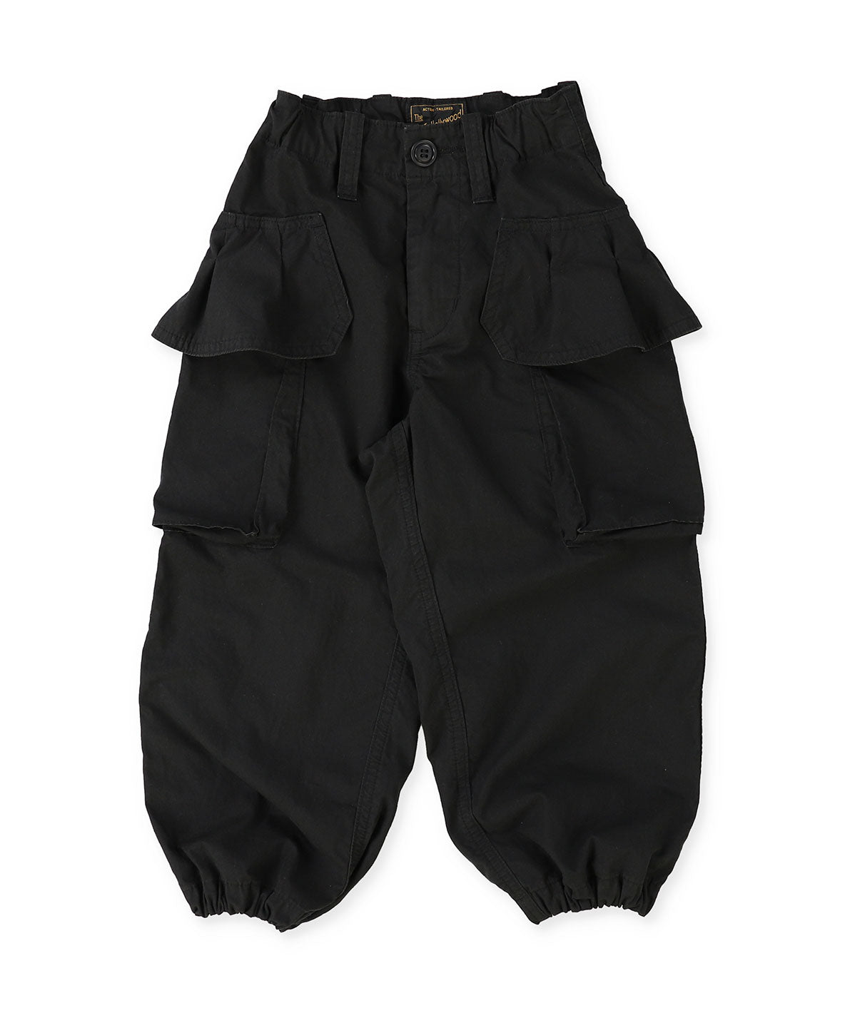 Ruffled Flap Pocket Weather Cloth Pants