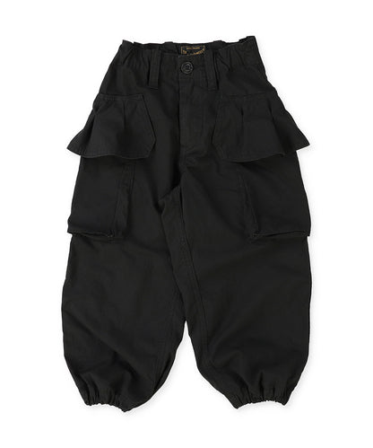 Ruffled Flap Pocket Weather Cloth Pants