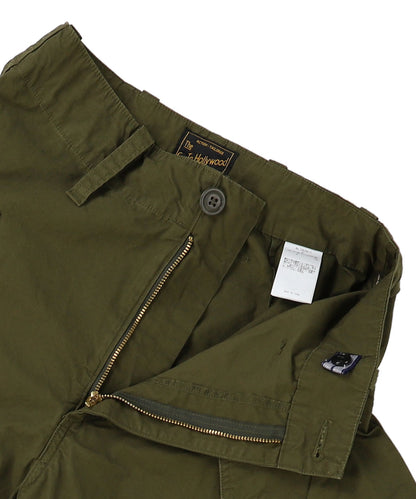 Ruffled Flap Pocket Weather Cloth Pants(LADIES)