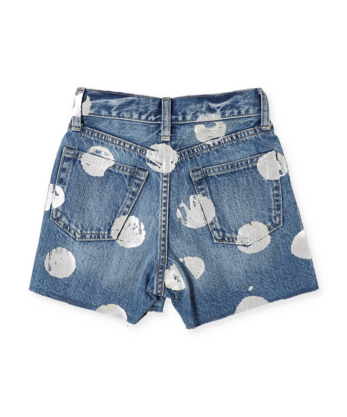 Denim Sparkle Dot Shorts