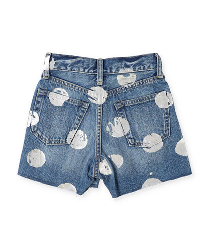 Denim Sparkle Dot Shorts