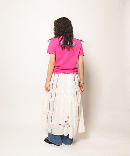 Sheeting Switched Design Skirt (LADIES)