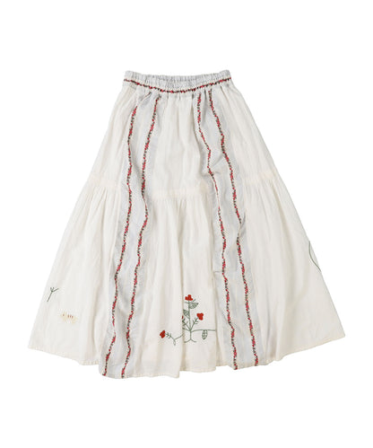 Sheeting Switched Design Skirt (LADIES)