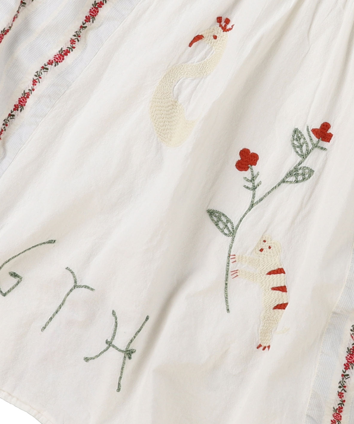 Sheeting Switched Design Skirt (LADIES)