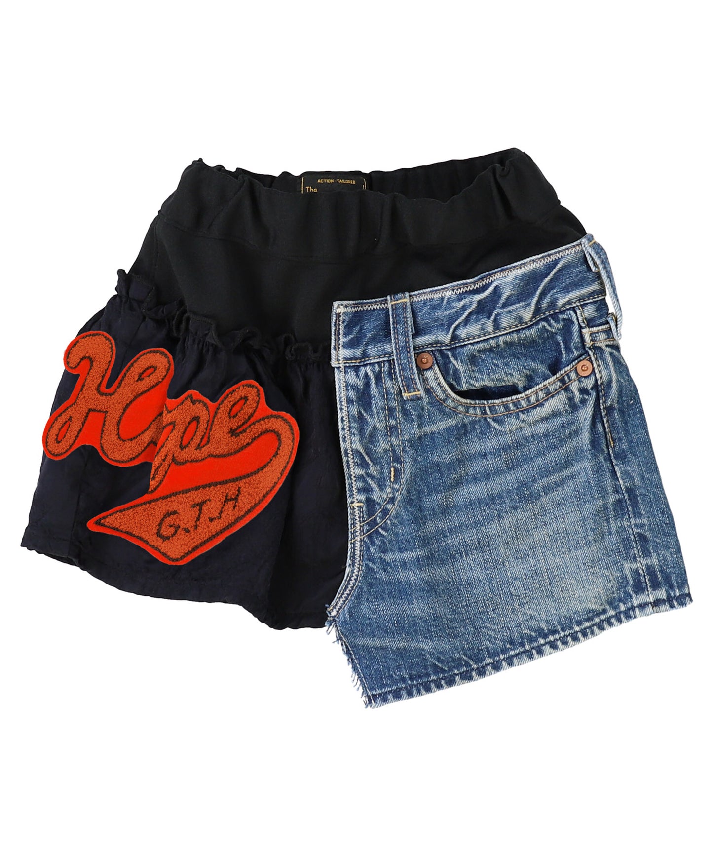 Denim Docking Design Skirt