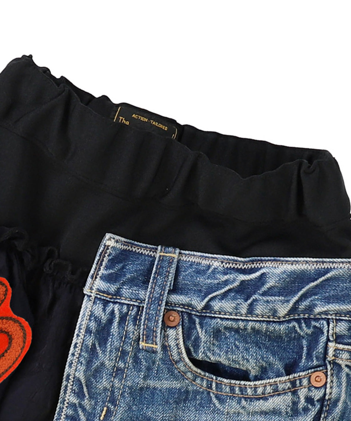 Denim Docking Design Skirt
