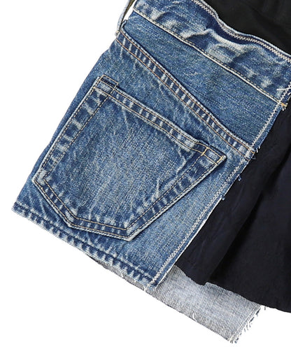 Denim Docking Design Skirt