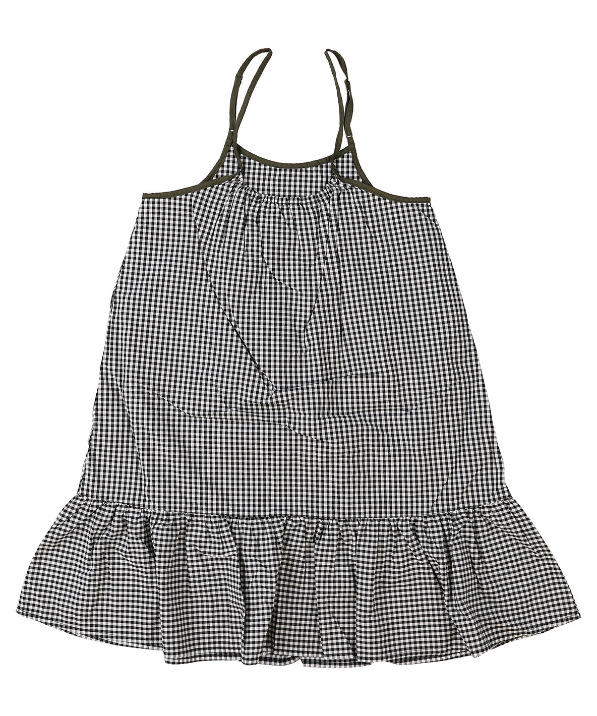 Compact Plaid Popelin Dress