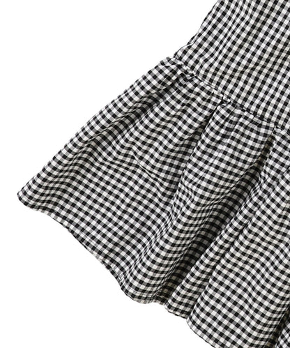 Compact Plaid Popelin Dress