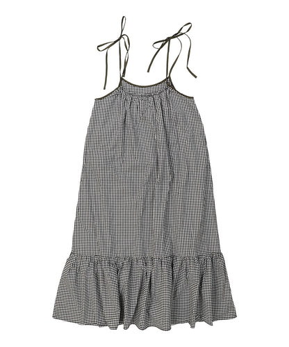 Compact Plaid Popelin Dress(LADIES)